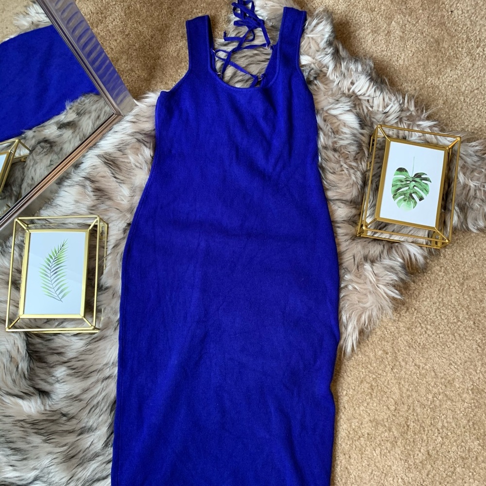 Amazing Royal Blue cocktail dress